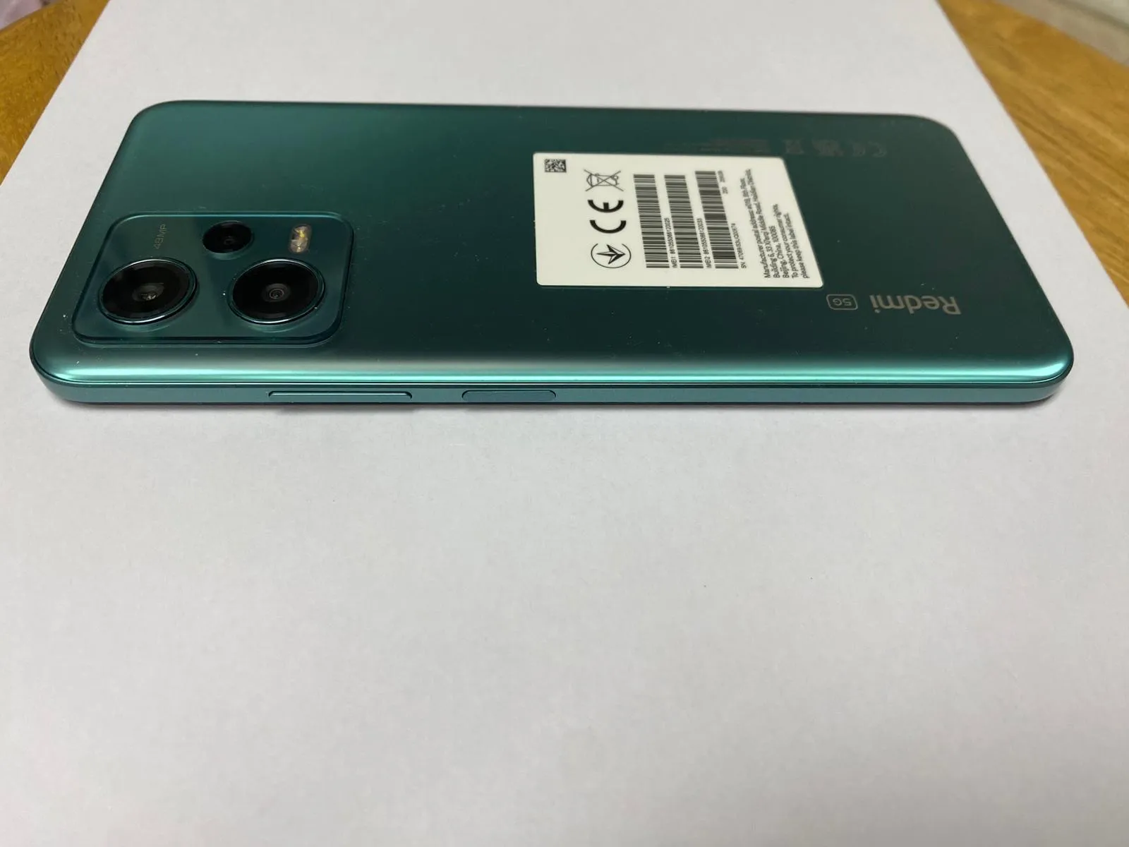 小米 Redmi Note 12 5G 港版雙卡雙待256GB （4800像素）淨機跟保護套