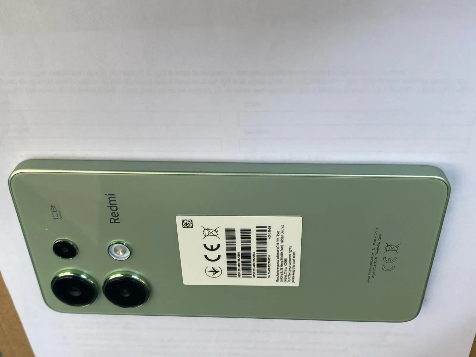 小米Redmi Note 13 256GB 99%new港版淨機連套貼雙卡雙待