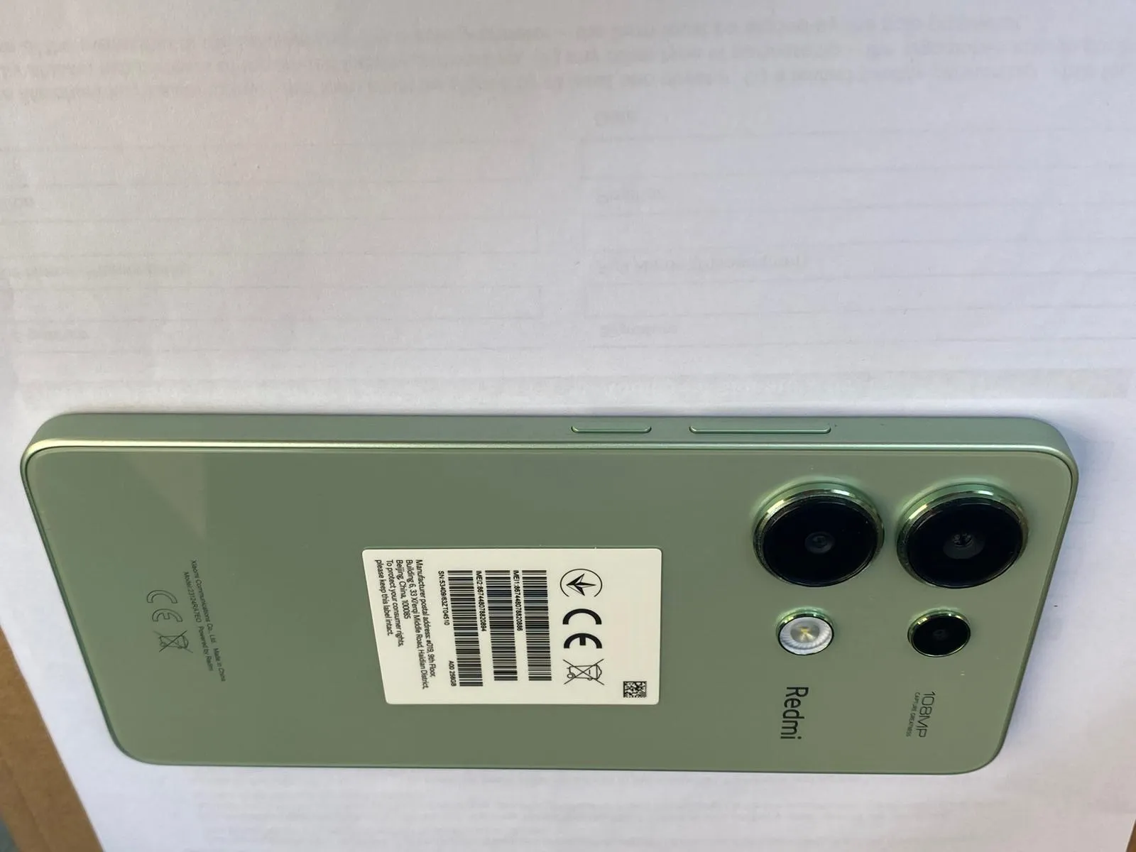 小米Redmi Note 13 256GB 99%new港版淨機連套貼雙卡雙待