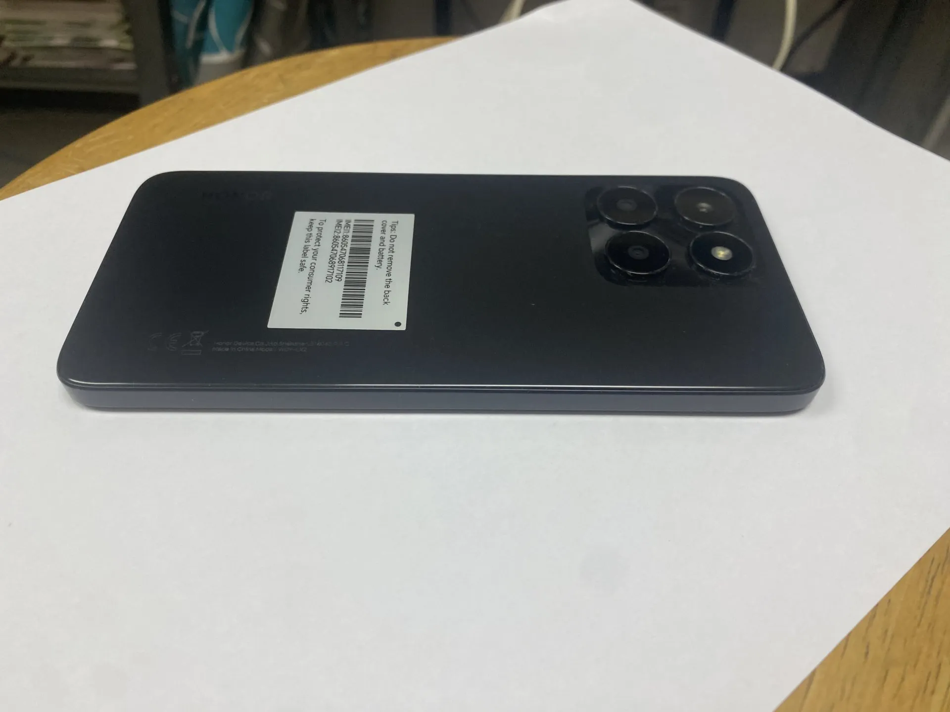 HONOR X6a 國際版全新現貨，4G+128GB大容量機身儲存。