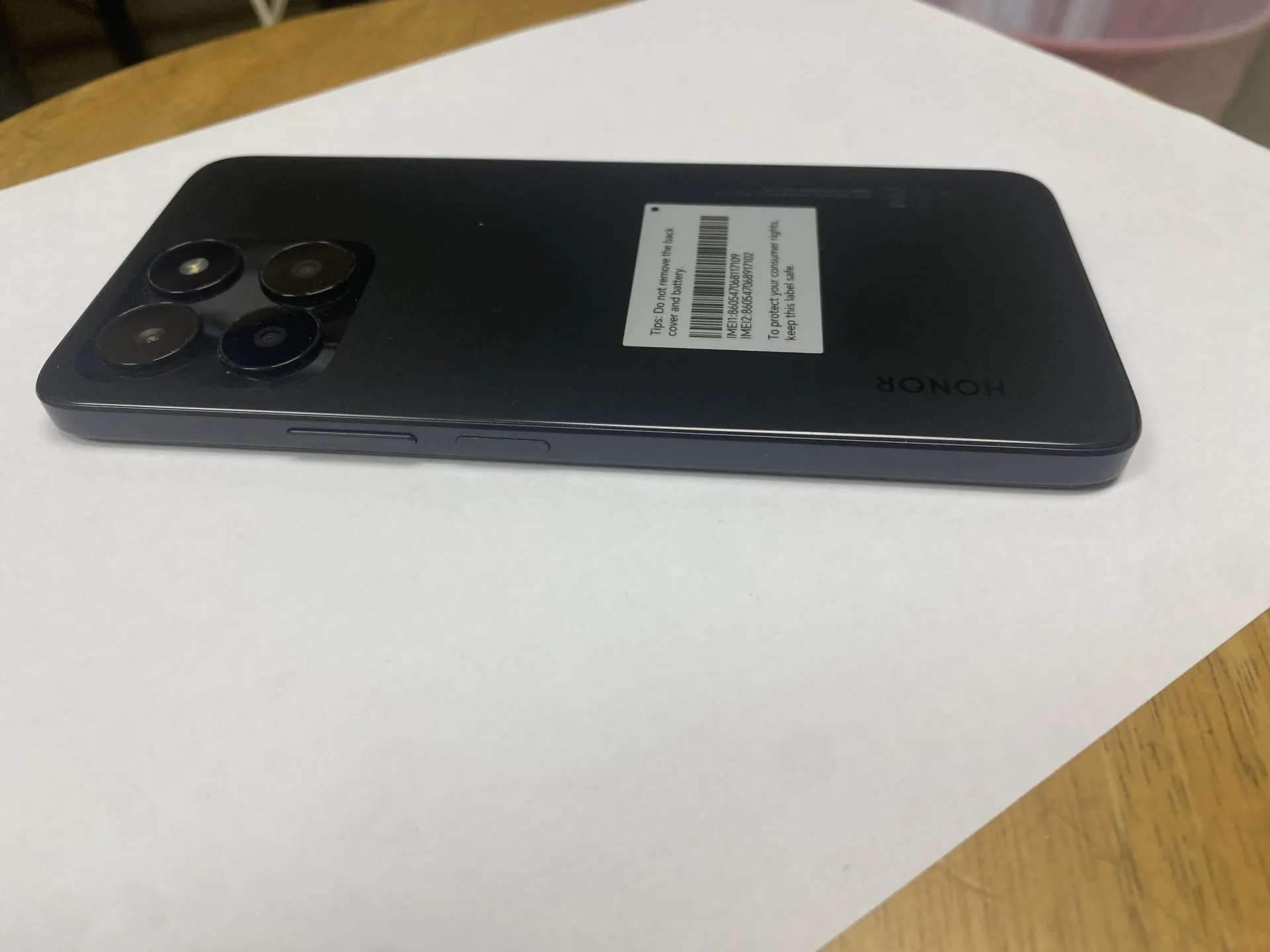 HONOR X6a 國際版全新現貨，4G+128GB大容量機身儲存。