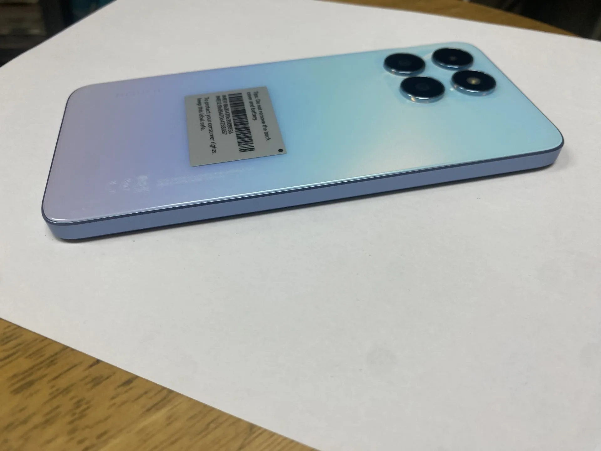 HONOR X6a 國際版全新現貨，4G+128GB大容量機身儲存。